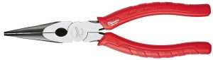 Milwaukee 8" Plier, 3/8" Cutting Capacity, 2-39/64" Jaw Opening, Red Cushion-Grip Handle