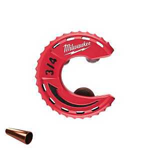 Milwaukee Close Quarters Tubing Cutter, 3/4" Max Pipe/Tube Diameter, Aluminum/Copper (48-22-4261)