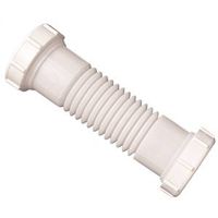 Plumb Pak PP812-15 Sink Drain Coupling, 1-1/2 in, 1-1/4 in, Slip Joint, Polypropylene, White
