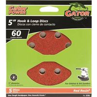 Gator 5-Inch Sanding Disc, 60 Grit Coarse, Aluminum Oxide Abrasive, Vented