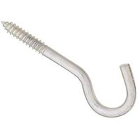 National Hardware 2156BC Series N220-871 Screw Hook, 5/16 in Opening, 4-1/2 in L, Steel, Zinc