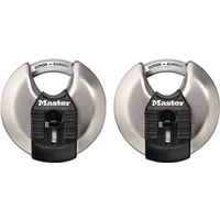 Master Lock Magnum Series M40XT Discus Padlock, Alike Key, Shrouded Boron Carbide Shackle