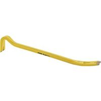 STANLEY Fatmax 55-102 Wrecking Bar, 24 in L, Beveled, Slotted Tip, 1-3/4 in W Tip, HCS, Yellow