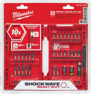 Milwaukee Drive Bit Set, 32-Piece, Heavy-Duty, Steel (48-32-4004)