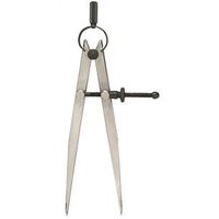 General 450-6 Divider Caliper, 0 to 6 in Span, SAE Graduation, Steel FLT Leg Divider