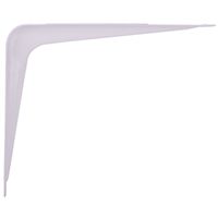 ProSource White Steel Shelf Bracket, 40 lb Capacity, 5 in L x 4 in H (Model 21137PHL-PS)