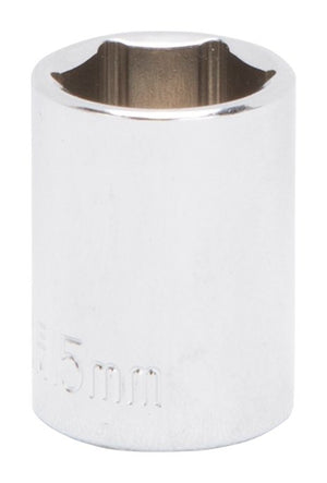 Vulcan Drive Socket 15 mm 3/8 in Drive 6-Point Chrome Vanadium Steel Chrome (MT6499420)