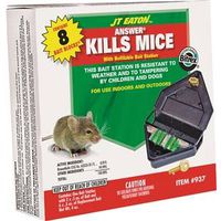 J.T. Eaton 937 Mouse Killer with Reusable Bait Station, 1 oz Bait, Green