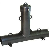 J.T. Eaton 902R Bait Station, 15-1/4 in L, 4-1/2 in W, 12 in H, Plastic, Black Top Load