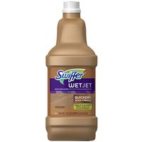 Swiffer WetJet 77133 Wood Floor Cleaner Solution Refill, 1.25L Bottle, Fresh, Clear