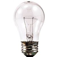 Sylvania 10036 Incandescent Bulb, 40W, A15, Medium E26 Base, 430 Lumens, 2850K Color Temp