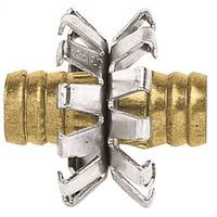 Gilmour Heavy-Duty Clinch Hose Mender, 5/8 in, Brass