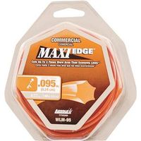 Arnold Maxi Edge Series WLM-95 Trimmer Line, 0.095 in Dia, 40 ft L, Red