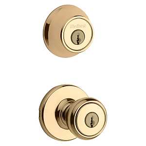Kwikset 690T Tylo Design Combination Lockset, Left/Right, Knob Handle, Grade 3