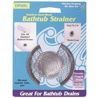 Whedon Stainless Steel Bathtub Strainer with Ring (Model DP60C)