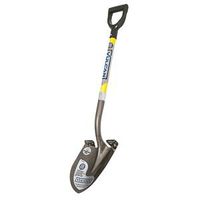 Vulcan 34542 Pry-F Shovel, Steel Blade, Fiberglass Handle, D-Shaped Handle, 29 in L