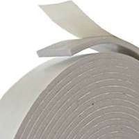 Frost King Foam Tape, 1-1/4" W x 30' L x 3/16" Thick, PVC, Gray
