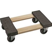ProSource Furniture Dolly, 800 lbs Capacity, 18" W x 12" D Hardwood Platform (FD-1812)