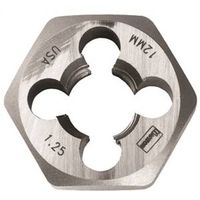 Irwin 9740 Metric Die, M10-1.5 Thread, Right Hand Thread, HCS 10mm x 1.50 Hex Die