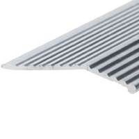 Frost King 3 ft Carpet Bar, 1-3/8 in W, Fluted Aluminum Surface, Silver Satin (H591FS/3)