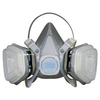 3M TEKK Protection 52P71 Disposable Respirator, M Mask, P95 Filter Class, Dual Cartridge, Gray