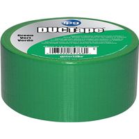 IPG 6720GRN Duct Tape, 20 yd L, 1.88 in W, Green Polyethylene-Coated Cloth Backing