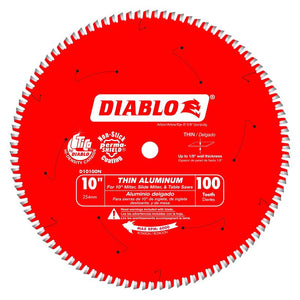 Diablo Circular Saw Blade, 10 in Dia, 5/8 in Arbor, 100 Teeth, Carbide Cutting Edge (D10100N)