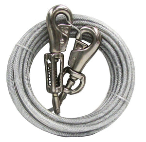 Boss Pet PDQ Q5730SPG99 Tie-Out with Spring, 30 ft L, For Extra Large Dogs Up to 125 lb