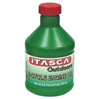 Itasca 702275 Motor Oil, 8 oz Ashles 2 Cycle Oil