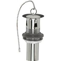 Plumb Pak PP19PC Plug Drain, Chrome, Brass, 1-1/4"