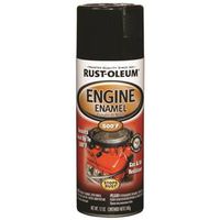 Rust-Oleum 248932 Engine Spray Paint, Oil Base, Black, 12 oz Can 12OZ BLK GLS Eng Enamel