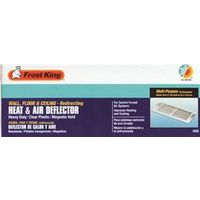 Frost King Heat and Air Deflector, 10-14 in L x 9-3/8 in W, Clear Plastic (HD5)