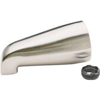 Plumb Pak Bathtub Spout, 12.03" L x 4-3/8" W x 8" H, 3/4" IPS Connection, Chrome Plated