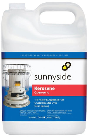Sunnyside Kerosene Fuel 2.5 Gal Bottle Crystal Clear (801G3)