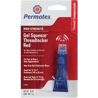 Permatex Threadlocker Gel, Mild, Red, 5g