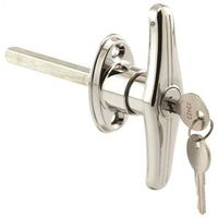 Prime-Line Garage Door Lock, 5/16" L Shaft, Zinc, Chrome (GD 52122)