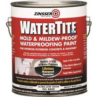 Zinsser Watertite Block Filler Paint, Oil-Based, White, 1 Gallon, Covers 75-100 sq ft/gal