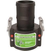 Green Leaf GLP 150 C Cam Lever Coupling, 1-1/2 in, Female x Hose Barb, Glass Filled Polypropylene