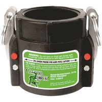 Green Leaf GLP 150 D Cam Lever Coupling, 1-1/2 in, Female x FNPT, Polypropylene Coupler Cam Lock