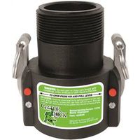 Green Leaf GLP 200 B Cam Lever Coupling, 2 in, Female x MNPT, Glass Filled Polypropylene