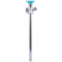 Cash Acme Anti-Siphon Sillcock, 12" L, 1/2" x 3/4" MHT, 125 PSI, Brass Body (24636LF)