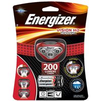 Energizer HDB32E Vision HD Headlight, 300 Lumens, 55 m Beam Distance, 4 hr Run Time
