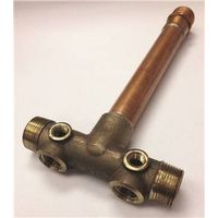 Simmons Tank Cross, 3/4" x 1", Female x Male, Copper/Silicone Bronze (709SB)