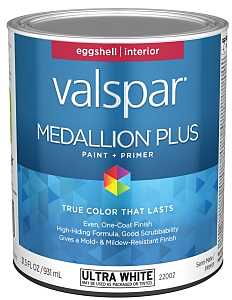 Valspar Paint Interior Eggshell Ultra White