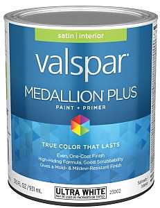 Valspar Paint & Primer Interior Satin Ultra White
