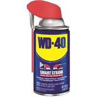 WD-40 Smart Straw Multi-Purpose Lubricant, Petroleum Base, Light Amber, 8 oz Aerosol Can