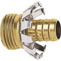 Gilmour 801224-1001 Hose Coupling, 1/2 in, Male, Brass 1/2BRS Male Clincher