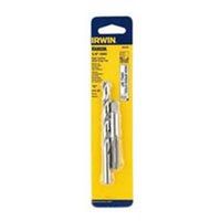 Irwin 80242 Tap and Drill Bit Set, HCS/HSS, 27/64 in Drill Bit, Tap 1/2-3 in
