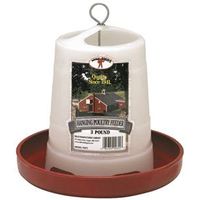 Little Giant PHF3 Poultry Feeder, 3 lb Capacity, Plastic Open Hang Feeder