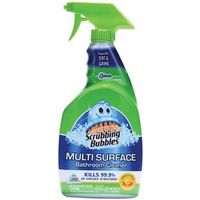 Scrubbing Bubbles 70755 Bathroom Cleaner, 32 oz Bottle, Liquid, Fresh Citrus Multi Surface Tri